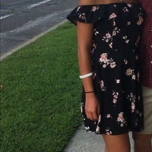 Off the shoulder floral dress